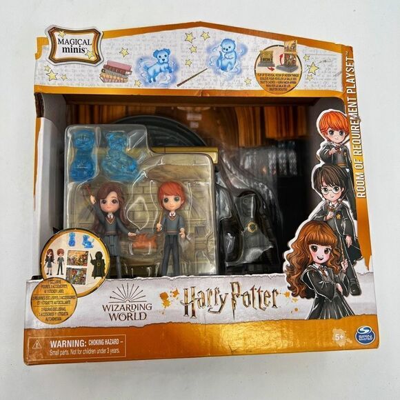 New Harry Potter Magical Minis Hermione & Ron Room Of Requirement Playset - Picture 1 of 11
